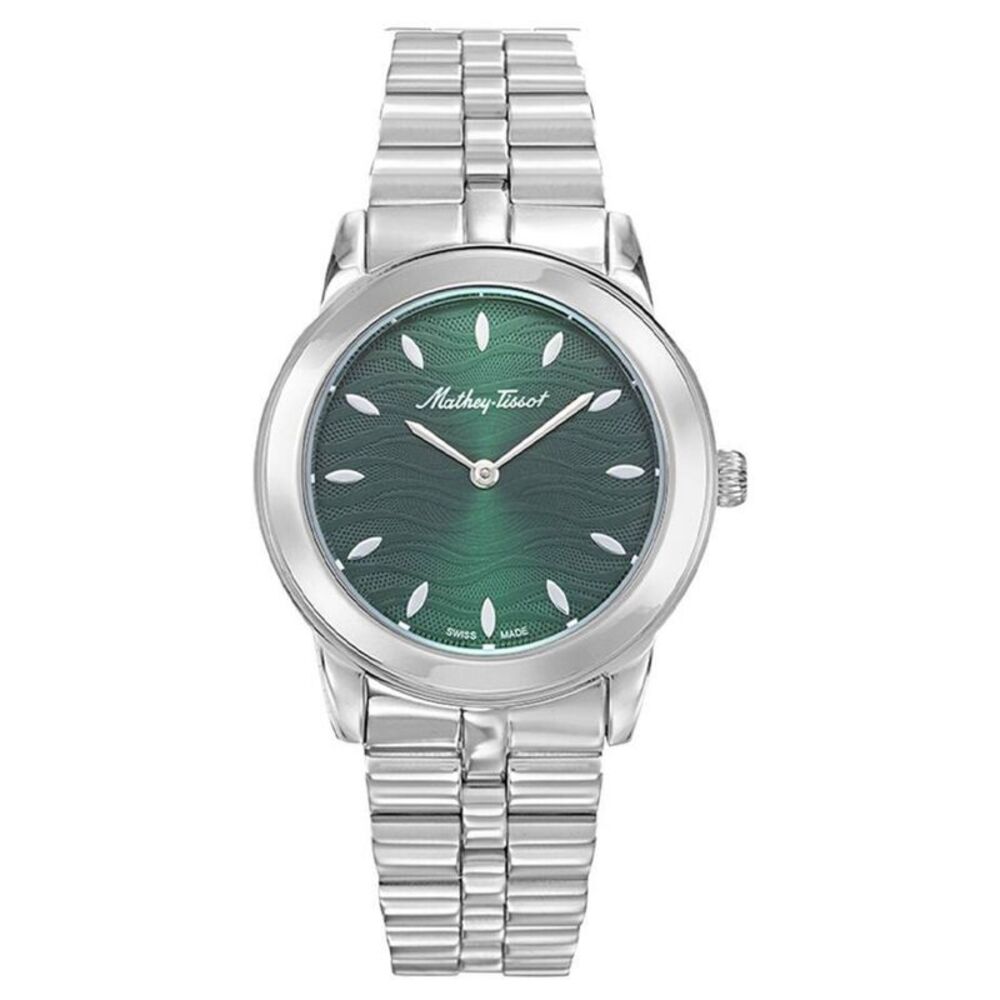 Tissot Women's Artemis Green Dial Watch - D10860AV